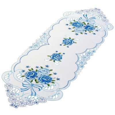 Collections Etc Victorian Rose Dresser Scarf