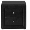 NicBex 20.5 Inch Upholstered Nightstand with 2 Drawers,Side Table with Metal Round Handle for Bedroom,Living Room - 2 of 4