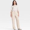 Women's Active Light Woven High-Rise Trouser Pants - All In Motion™ - 3 of 4