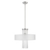 Livex Lighting Alexis 1 - Light Chandelier in  Brushed Nickel - 3 of 4