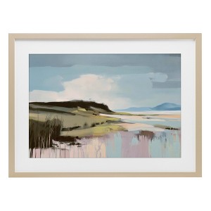 Stupell Industries Modern Verdant Waters Framed Print Under Glass - 1 of 4