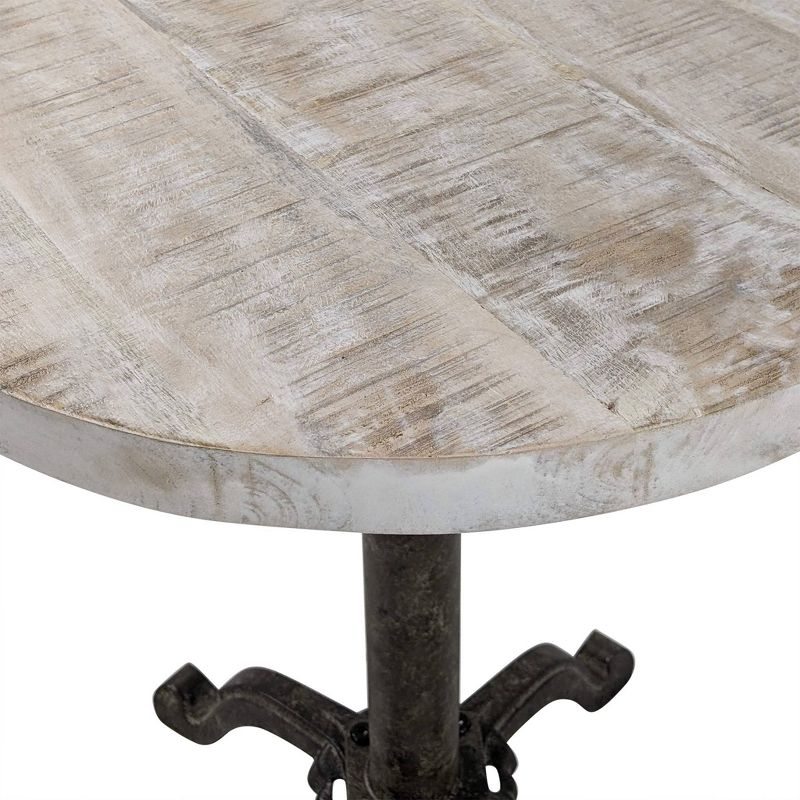 Colton Adjustable Vintage Table Natural Driftwood/Aged Iron - Carolina Chair &#38; Table, 5 of 8