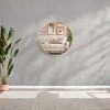 24-Inch Gold Round Bathroom Mirror, Metal Frame, Easy Install, Wall Mirror for Entryway, Living Room - Elegance Reflected - 3 of 3
