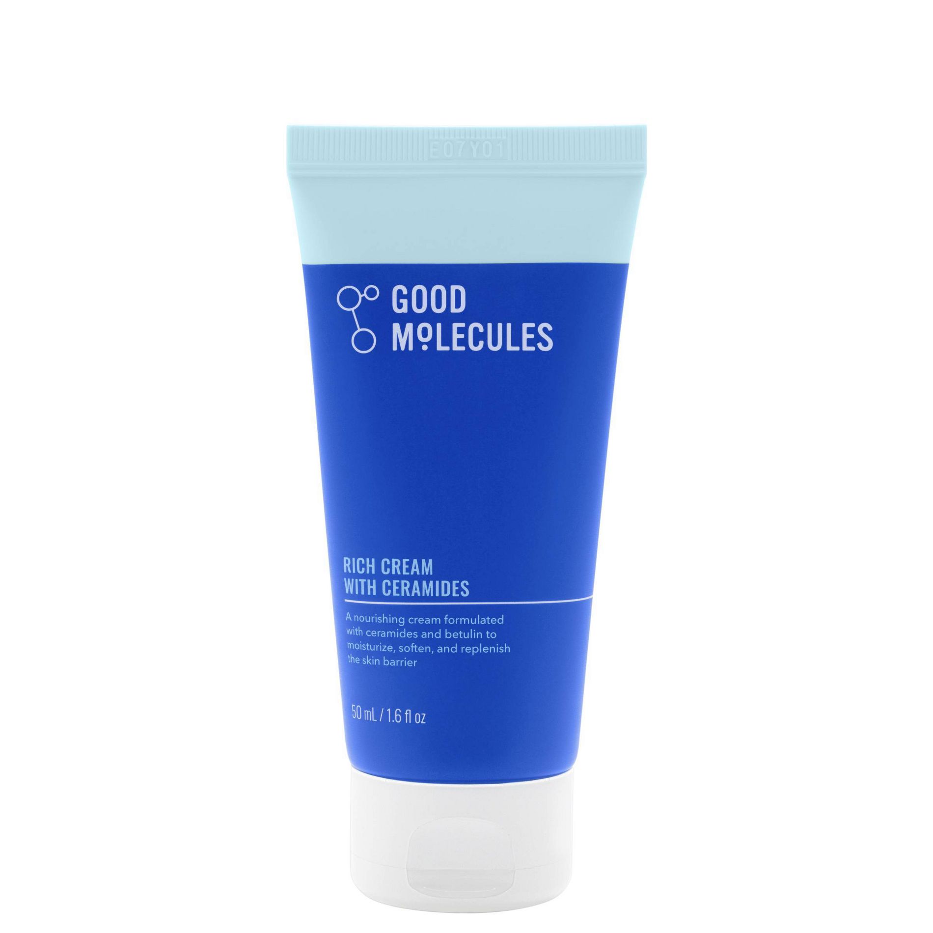 Good Molecules Rich Cream with Ceramides - 50ml: Moisturizing, Vegan, For Normal to Very Dry Skin, Lotion