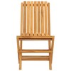Folding Garden Chair Set of 2 Teak Solid Teak Wood Medium vidaXL - 4 of 4