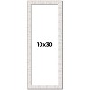 PosterPalooza | Panoramic Sculpted White Picture Frame - UV Acrylic, Foam Board Backing, Hanging Hardware - 2 of 4