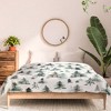 Ninola Design Winter Snow Trees Forest Neutral Comforter + Pillow Sham(s) - Deny Designs - image 3 of 3