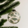 Leaf Etched Ball Ornament (Set of 4) - 2 of 3