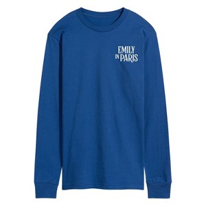 Men's - Emily in Paris - A Little Bonjour Long Sleeve Graphic T-Shirt - 1 of 3