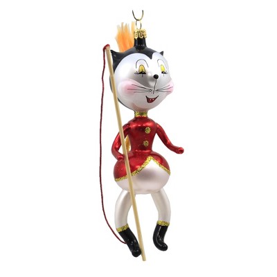 Italian Ornaments 7.0" Kitty Tamer Ornament Italian Vintage Circus  -  Tree Ornaments