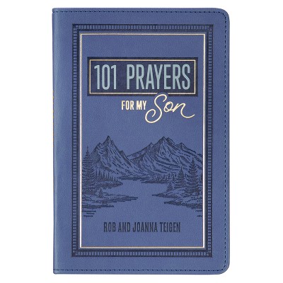 Gift Book 101 Prayers for My Son Faux Leather - (Leather Bound)