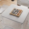 WhizMax Folding Card Table, 37.7 Inch Portable Square Folding Table with PU Soft Cushion - 2 of 4