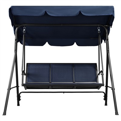 Yaheetech 3-Seat Outdoor Patio Swing Chair for Patio/ Garden/ Yard