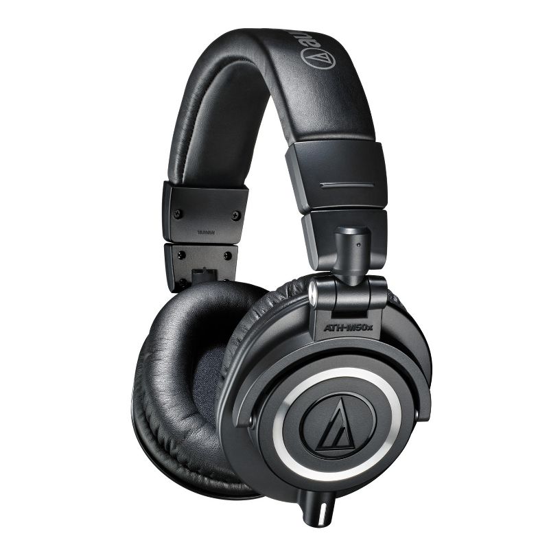 Audio-Technica ATH-M50X Professional Monitor Headphones with Knox Headphone Case, 3 of 4