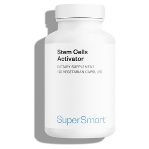 SuperSmart Stem Cells Activator - with Astragaloside, Fuidocan - Natural Stem Cells Supplement | Non-GMO & Gluten Free - 120 Vegetarian Capsules - 1 of 1