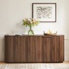 Spruce & Spring 70-inch Wide Modern Sideboard Cabinet with Semi-Cylindrical Columns - 3 of 4