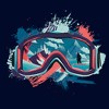 Men's Lost Gods Snow Goggles Landscape Sweatshirt - 2 of 4