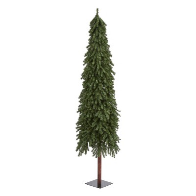 7ft Nearly Natural Unlit Slim Grand Alpine Artificial Christmas Tree