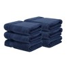 Splash Ultra-Soft Zero Twist 100% Ring Spun Cotton Bath Towel Set - Reversible, 550 GSM, Breathable, Lightweight, Highly Absorbent Towels for Bathroom - 2 of 4