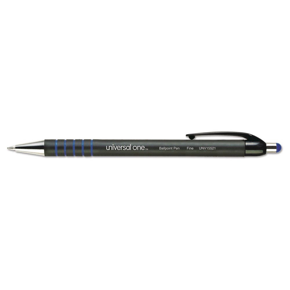 UPC 087547155219 product image for Universal One Comfort Grip Ballpoint Retractable Pen, 12 ct - Blue | upcitemdb.com