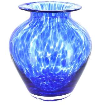 Blue Rose Polish Pottery 10oz. Green Confetti Large Wine Glass Set : Target