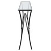 Uttermost Alayna Stylish Metal and Glass Console Table – 48" Long Living Room Table - 4 of 4