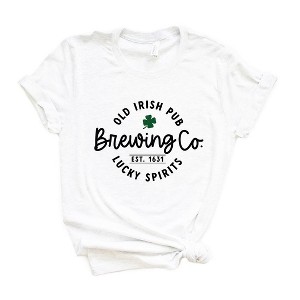 Simply Sage Market Women's Old Irish Brewing Co Short Sleeve Graphic Tee - 1 of 4