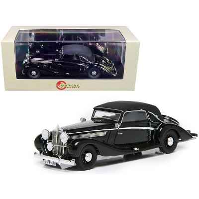 1938 Maybach SW38 Cabriolet A by Spohn (Top Up) Black Limited Edition to 250 pieces 1/43 Model Car by Esval Models