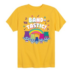 Boys' - Trolls - Band-Tastic Branch and Brothers Short Sleeve Graphic T-Shirt - 1 of 4