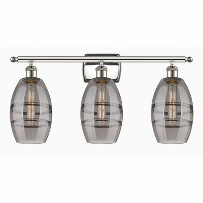 Vaz - 3 Light Bath Vanity In Industrial Style-9.13 Inches Tall and 25.88 Inches Wide