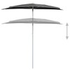 vidaXL Garden Parasol Sand Polyester fabric, Steel Medium Collapsible - 4 of 4