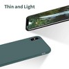 BONGEEK Compatible with iPhone Xs Max Case,Slim Fit iPhone Case Liquid Silicone Gel Cover with Protection Anti-Scratch Shockproof Case-Pine Green - 4 of 4