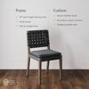 Nathan James Cohen Faux Leather Dining Chair Black - 4 of 4