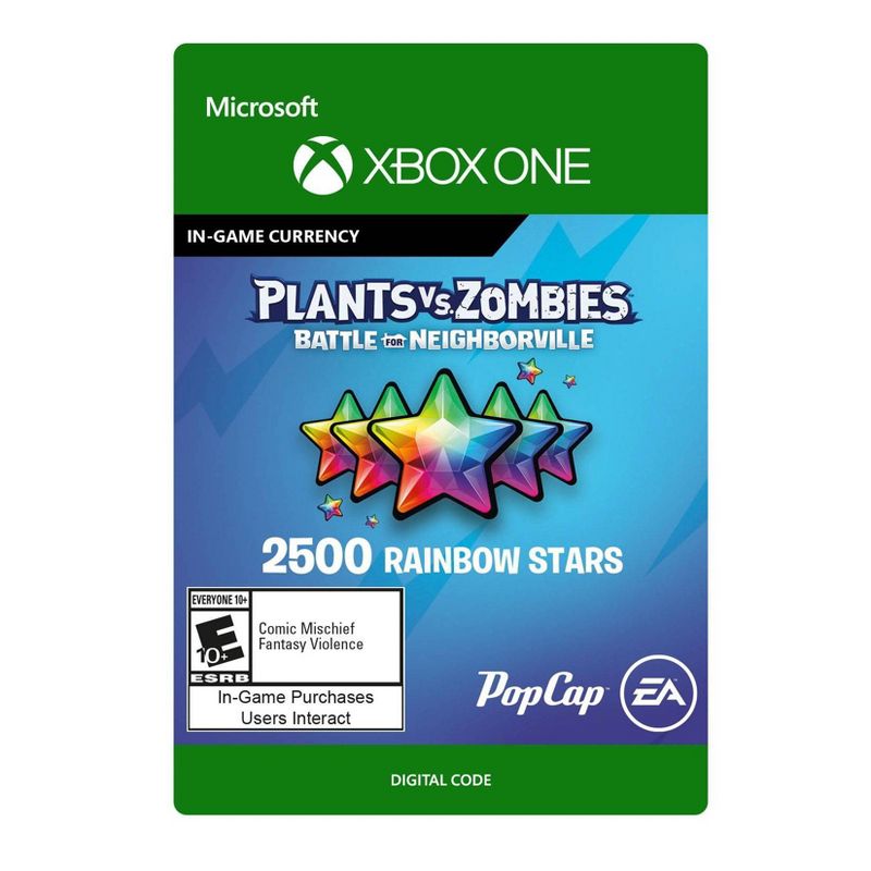 Plants vs. Zombies: Battle for Neighborville: 2500 Rainbow Stars - Xbox One (Digital), 1 of 5