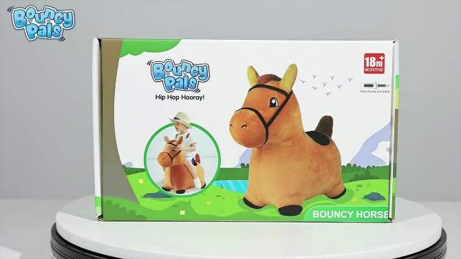 iPlay, iLearn Bouncy Pals Hopping Animal - Bouncy Brown Horse, 2 of 8, play video