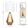 Kate and Laurel Marcedes Modern Metal Bedside Table Lamp - 2 of 4