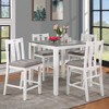 5-Piece Counter Height Dining Set with Square Table and 4 Chairs - 2 of 4