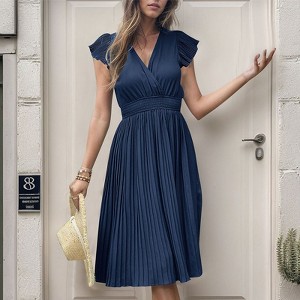 navy blue dress for baby girl Buy A-line Wedding Guest Dresses Online main image 0