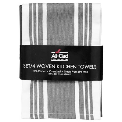 All-Clad Woven Bistro Kitchen Towels, 4-Pack