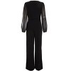QUIZ Womens Chiffon Buckle Palazzo Jumpsuit - 3 of 3