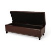 Contemporary Tufted Storage Ottoman Bench with Nailhead Trim and Hinged Lid for Living Room – 3irtyhousy - 3 of 4