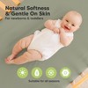 KeaBabies 2pk Soothe Waterproof Fitted Mini Crib Sheets for Girl, Boy, 100% Organic Soft Cotton Pack and Play Sheets - 4 of 4