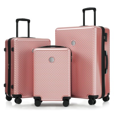 Dexmalle Luggage Sets 3 Piece Hardshell Suitcases with Wheels