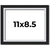 PosterPalooza | Photo Size Flat Silver Picture Frame - UV Acrylic, Foam Board Backing, Hanging Hardware - 2 of 4