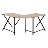 PAGED Simple Modern Computer Desk, 29.5" Home Office Desk with Spacious Desktop and Metal Legs for Office, Study - 2 of 4