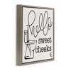 Stupell Industries Hello Sweet Cheeks with Toilet, 25" x 25" - 3 of 4