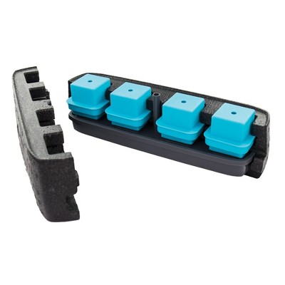 Tovolo King Cube Clear Ice System (Set of 4) Ice Blue