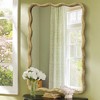 Beautyolove 20 in. W x 30 in. H Rectangle Burlywood Framed Wavy Wall Mirror - 2 of 4