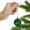 Wright State Primary Logo Mini Small Tiny Wood Christmas Tree Holiday Ornament - 2 of 4