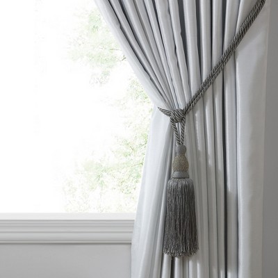 Julia Rhinestone Tassel Window Curtain Tieback - 26" - Elrene Home Fashions